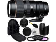 Tamron SP 70 200mm f 2.8 Di VC USD Zoom Lens for Canon with Manufacturer Accessories 77mm 3 Piece Filter Kit UV FLD CPL Dust Blower Lens Backpack Microf