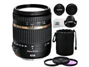 Tamron AF 18 270mm f 3.5 6.3 VC PZD All In One Zoom Lens for Nikon DSLR Cameras Includes 3 Piece Filter Kit UV CPL FLD Protective Lens Carrying Pouch Micr