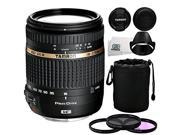 Tamron AF 18 270mm f 3.5 6.3 VC PZD All In One Zoom Lens for Canon DSLR Cameras Includes Manufacturer Accessories 3PC Filter Kit UV CPL FLD Protective Lens
