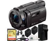 Sony 64GB FDR AXP35 4K Camcorder with Built In Projector PAL 32GB Bundle 10PC Accessory Kit. Includes SanDisk Extreme 32GB SDHC Memory Card SDSDXN 032G G46
