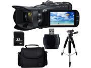 Canon VIXIA HF G40 Full HD Camcorder w32GB SD Card SD Card Reader Full Size Tripod and Deluxe Carrying Case