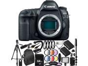 Canon EOS 5D Mark IV DSLR Camera Body Only International Version No Warranty 64GB Bundle 30PC Accessory Kit Which Includes 64GB Memory Card 2 Replacemen