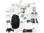 DJI Phantom 3 4K Quadcopter Essential Travel Pro Backpack Bundle