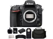 Nikon D810 Body Professional Bundle with 32GB SD Card Reader Extra Battery Memory Card Wallet Wireless Remote Carrying Case and Cleaning Cloth