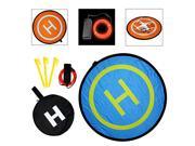 SSE 32 80cm Collapsible Drone Pad Landing Pad Launch Pad with Lighting Kit Gamma Orange 94