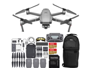 DJI Mavic 2 Zoom Drone Quadcopter with 24-48mm Optical Zoom Camera and 2X SanDisk Extreme 64GB MicroSDXC UHS-I Card (with Fly More Combo Kit)