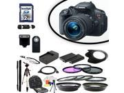 Canon EOS Rebel T5i Digital SLR Camera With 18 55mm Lens Ultimate Accessory Bundle