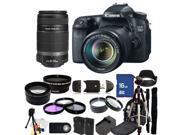 Canon EOS 70D DSLR Camera with 18 135mm STM 55 250mm Lenses Kit 3