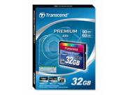Transcend 32GB Premium CF CompactFlash 400x Memory Card Model TS32GCF400