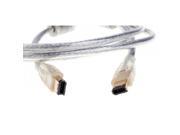 NEON FireWire IEEE 1394 Cable 6 pin male to 6 pin male 6ft High Speed Gold Plated. Model S PC 1051A