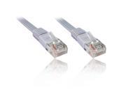 NEON Network Cable Patch Cord CAT6 RJ45 UTP Flat 10ft. Grey Model SX499A