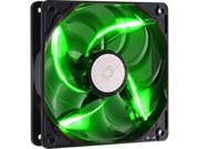 Cooler Master SickleFlow 120 Sleeve Bearing 120mm Green LED Silent Fan for Computer Cases CPU Coolers and Radiators Model R4 L2R 20AG R2