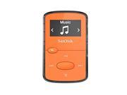 SANDISK 8GB Clip Jam MP3 Player Orange Model SDMX26 008G G46O