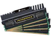 CORSAIR 32GB 4 x 8GB Vengeance DDR3 1600 PC3 12800 240 Pin Desktop Memory Model CMZ32GX3M4X1600C10