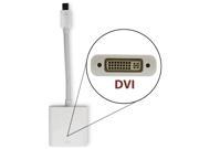 NewerTech 8 inch Mini DisplayPort to DVI Video Adapter. Exceptional Quality. Matches Apple White . Model NWTCBLMDPDVI
