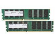 Mushkin 2GB 2x1GB Essentials DDR PC 3200 400MHz Desktop Memory Model 991373