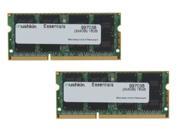 Mushkin Enhanced 16GB 2 x 8G Essentials DDR3 PC3L 12800 1600MHz 204 Pin Laptop Memory Model 997038