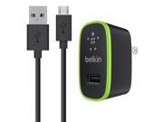 Belkin 10 Watt 2.1 Amp Universal Home Charger with Micro USB Charge Sync Cable Model F8M667tt04 BLK