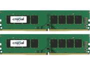 Crucial 16GB 2 x 8GB DDR4 PC4 19200 2400MHz 288 Pin Desktop Memory Model CT2K8G4DFD824A