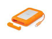 LaCie 500GB Thunderbolt USB3.0 Rugged Dual Interface 2.5 SSD Mobile Solid State Drive Model STEZ500400