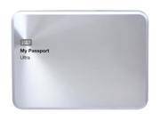 Western Digital 1TB My Passport Ultra Metal Edition Portable External Hard Drive USB 3.0 Color Silver Model WDBTYH0010BSL NESN