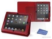 NewerTech The Pad Protector Slim Leather Folio For Apple iPad 2 3 4. Red Color Model NWTPADPROT3RD
