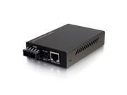 C2G 10 100 1000 Base Tx to 1000Base SC SC Gigabit Media Converter
