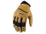 Icon Superduty 2 Motorcycle Gloves Tan Medium