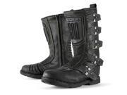 Icon One Thousand Elsinore Motorcycle Boot Johnny Black Size EU41 US8