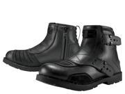 Icon One Thousand El Bajo Motorcycle Boot Oiled Brown Size EU42 US8.5