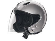 Z1R Ace Solid Motorcycle Helmet Silver XXX Large