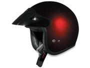 AFX FX 75 Solid Motorcycle Helmet Wine Red Medium