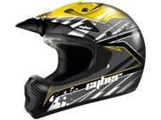 Cyber Helmets UX 22 Graphics Motorcycle Helmet Yellow Black XX Large