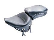 Mustang Wide Studded Touring Seat Black 75503