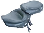Mustang 1 Piece Wide Touring Seat Studded 75008