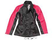 Joe Rocket Motorcycle RS 2 Rain Suit Ladies Black Pink Size X Large