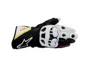 Alpinestars GP Plus Leather Glove Black White Yellow Red Size XXX Large