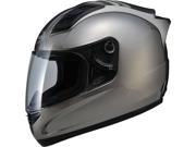 G Max GM69S Motorcycle Helmet Titanium Medium G7690475