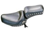 Mustang Wide One Piece Touring Seat Studded 75511