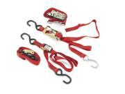 Ancra Quad Pack Tie Downs Red