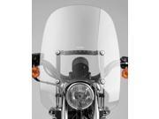 National Cycle Spartan Windshield 18.50in Clear N21201 For Harley Davidson