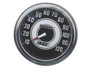 Bikers Choice 5in. FL Type Speedometer 2240 60 Ratio Front Wheel Drive 41 45 Silver and Black Face 72766BX