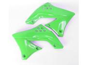 UFO Plastics Radiator Covers Green KA04719 026 Kawasaki