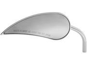 Arlen Ness Micro Die Cast Rad III Teardrop Right Mirror Chrome 13 073