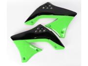 UFO Plastics Radiator Covers Stock Green KA04719 999 Kawasaki