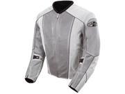 Joe Rocket Motorcycle Phoenix 5.0 Mesh Jacket Mens Silver Size Medium