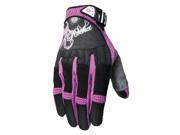 Joe Rocket Motorcycle Heartbreaker Glove Ladies White Purple Size X Large