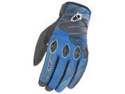 Joe Rocket Rocket Nation 2.0 Motorcycle Blue Gloves Black Size Small