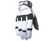 Joe Rocket Heartbreaker Motorcycle Black Gloves Purple Size Small