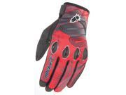 Joe Rocket Rocket Nation 2.0 Motorcycle Red Gloves Black Size Medium